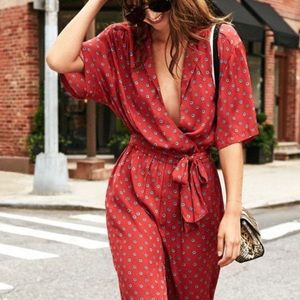 Urban outfitters printed jumpsuit